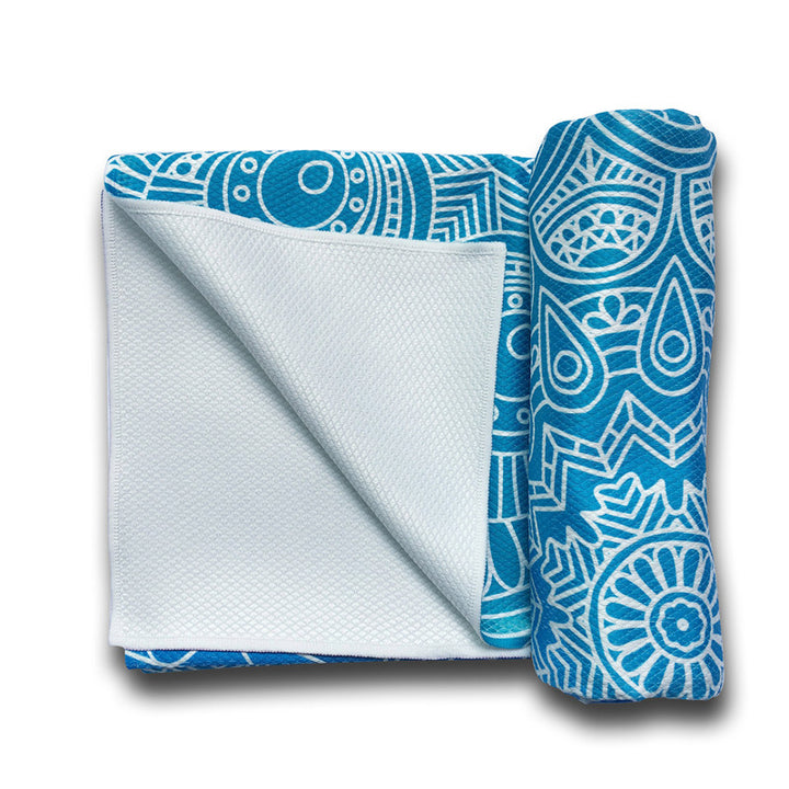 Anti-slip sweat-absorbent yoga mat-towel