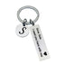 2pc Monogram + Love Message Keyring