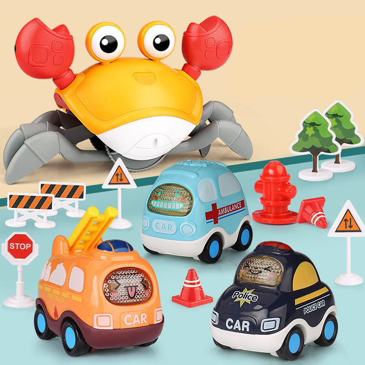 Moving Musical Crab Rechargeable Pet Musical Toys