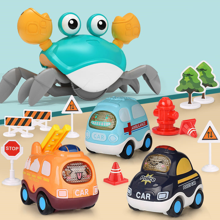Moving Musical Crab Rechargeable Pet Musical Toys