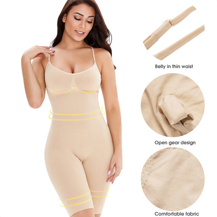 One-Piece Corset Seamless High-Elastic with Bottom Supports Buttocks, Abdomen And Legs