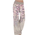 Positioning Printed Yoga Wide-Leg Sports Trousers Women