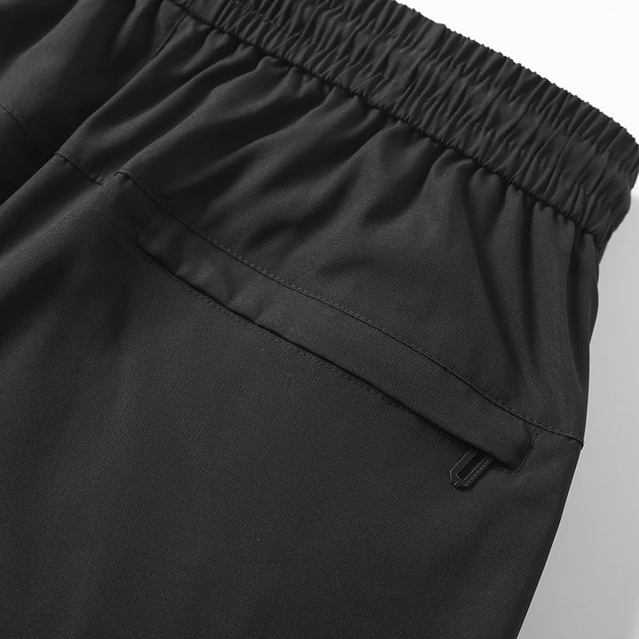Men's Winter Elastic Waist Down Wadded Trousers