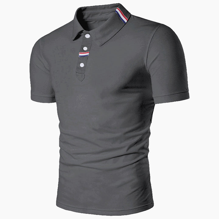 Solid Color Fashion Men's Top  T-shirt