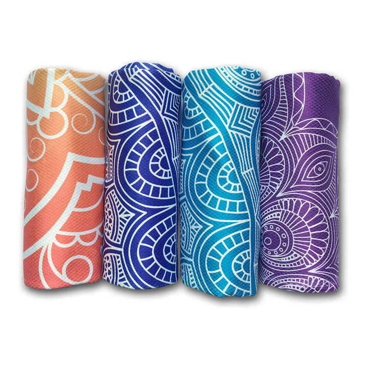 Anti-slip sweat-absorbent yoga mat-towel