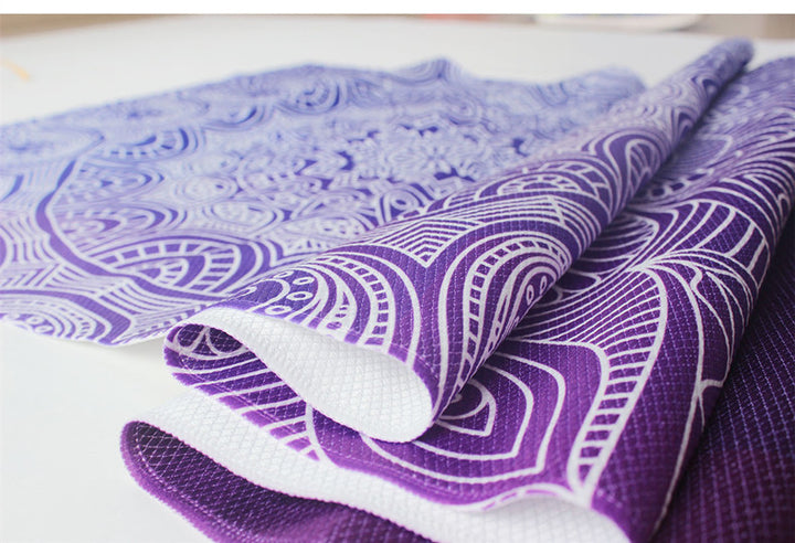 Anti-slip sweat-absorbent yoga mat-towel