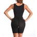 Front zipper tunic bodysuit shaper -