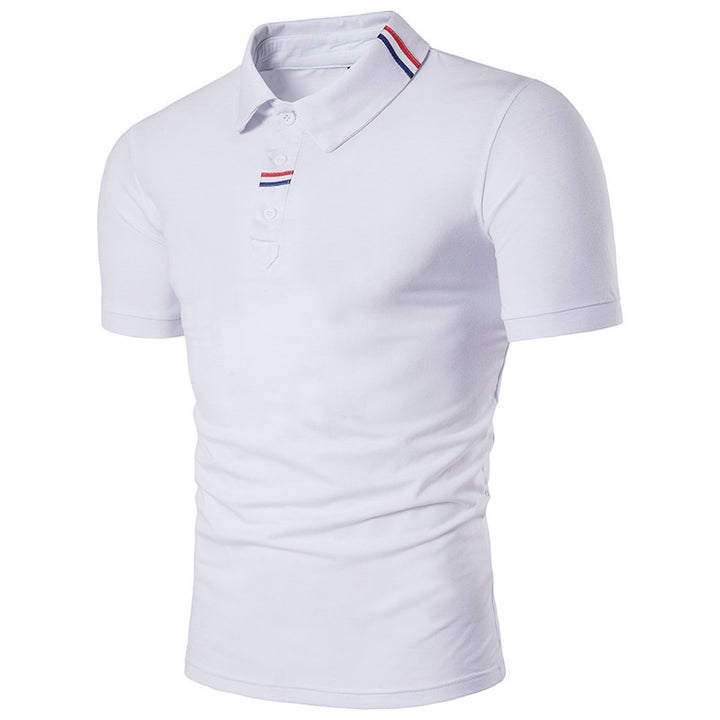 Solid Color Fashion Men's Top  T-shirt