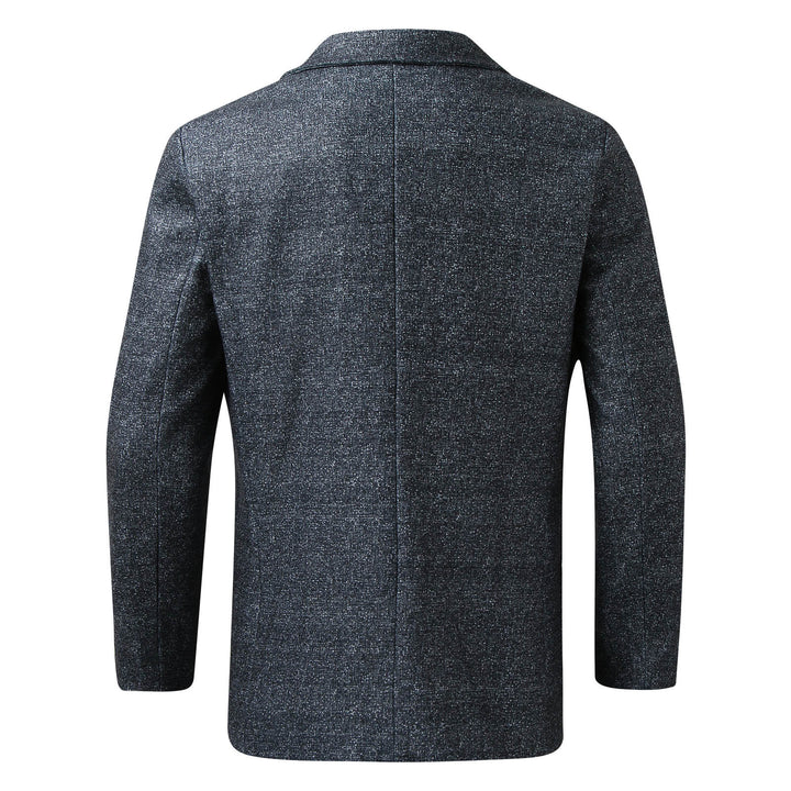 Men's Plaid Lapel Long Sleeve Suit Coat Men's Business Suit
