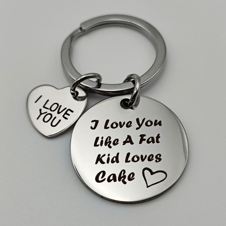 2pc Funny Valentine Keyring Gift