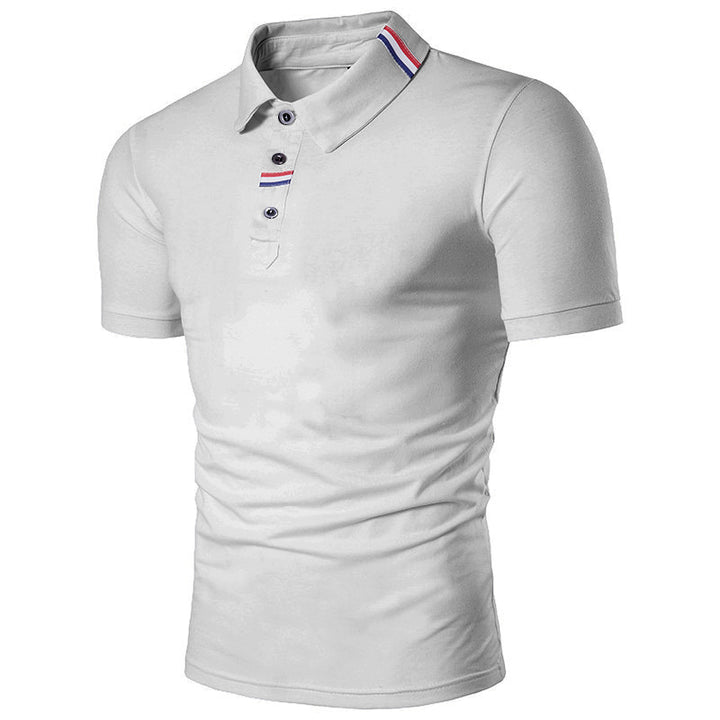 Solid Color Fashion Men's Top  T-shirt