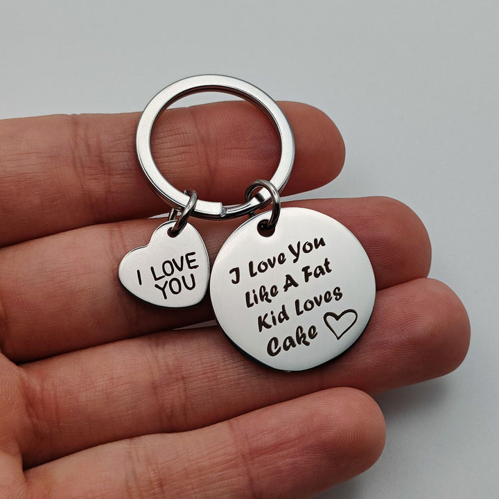 2pc Funny Valentine Keyring Gift