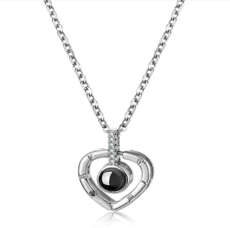 Love projection necklace